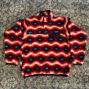 Patagonia Synchilla Southwest Aztec Red Wild Desert